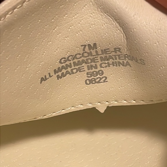 Guess GBG Los Angeles Chunky Loafers Lug Sole Gold Logo size 7 - Picture 6 of 8